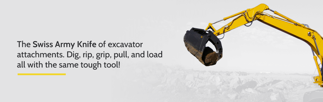When to Use Excavator Thumbs and Buckets
